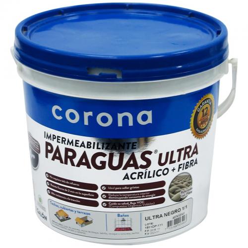 Paraguas Ultra Caneca Gris Corona